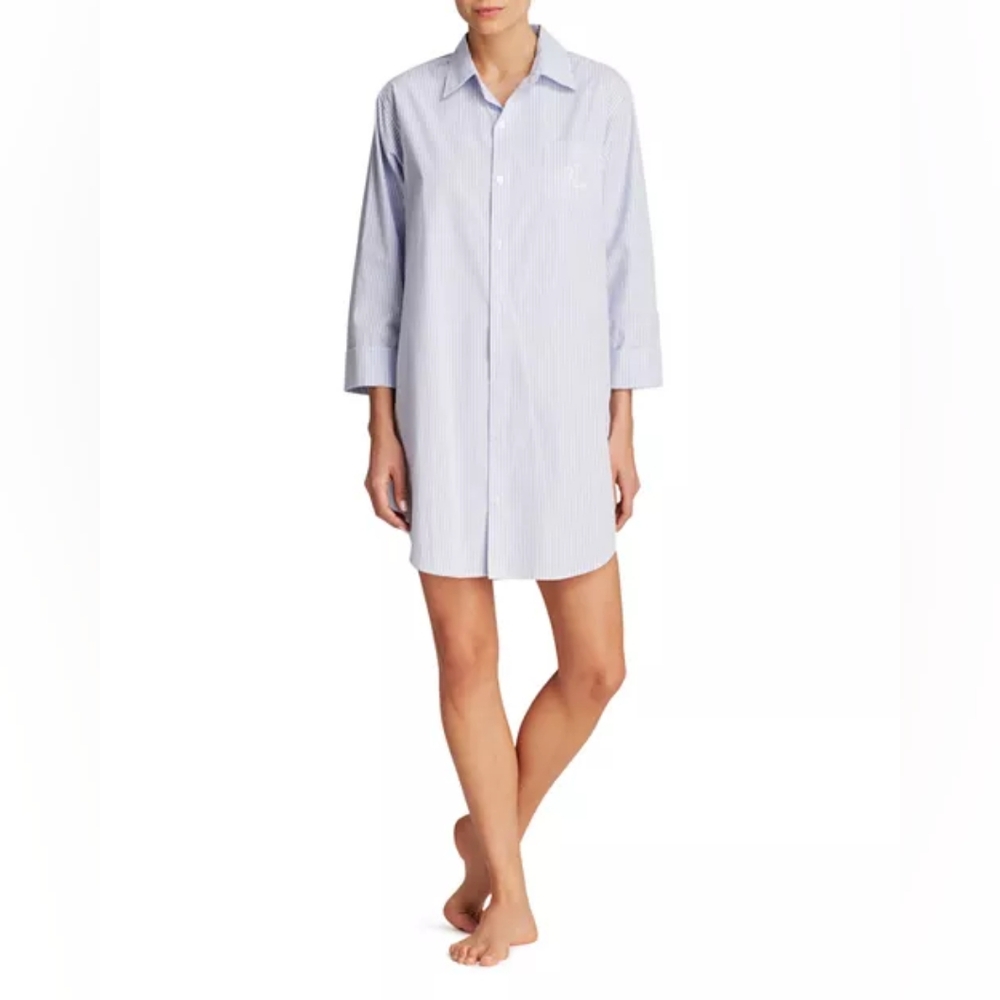 Lauren Ralph Lauren Heritage Essentials His Shirt Oversize Logo Shirt Size S